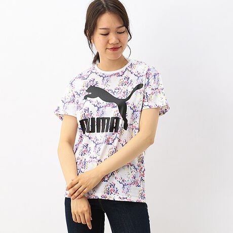 プーマレディースカジュアルssシャツ Aop Tシャツ プーマ Puma ファッション通販 マルイウェブチャネル