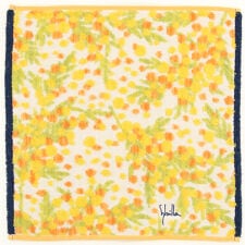 シビラ　大判　タオルハンカチ（28cm）ミモザ　0003　【Sybilla】