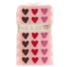 ポール ＆ ジョー　ファスナー付きタオル　ペットボトルケース　ハート　【PAUL&JOE】