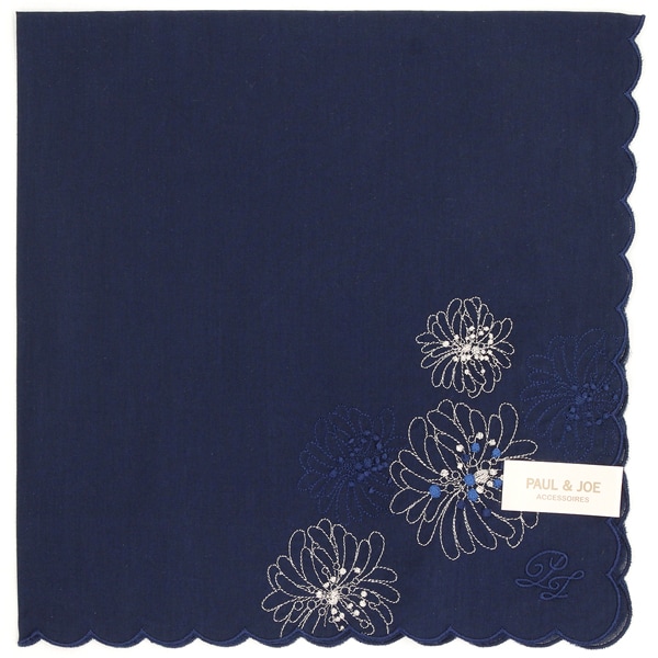 [�}���C]�y45×45cm�z�v�����g�n���J�`�i���f�B�[�X�j/�|�[���A���h�W���[�A�N�Z�\���iPAUL & JOE ACCESSOIRES�j �l�C�r�[