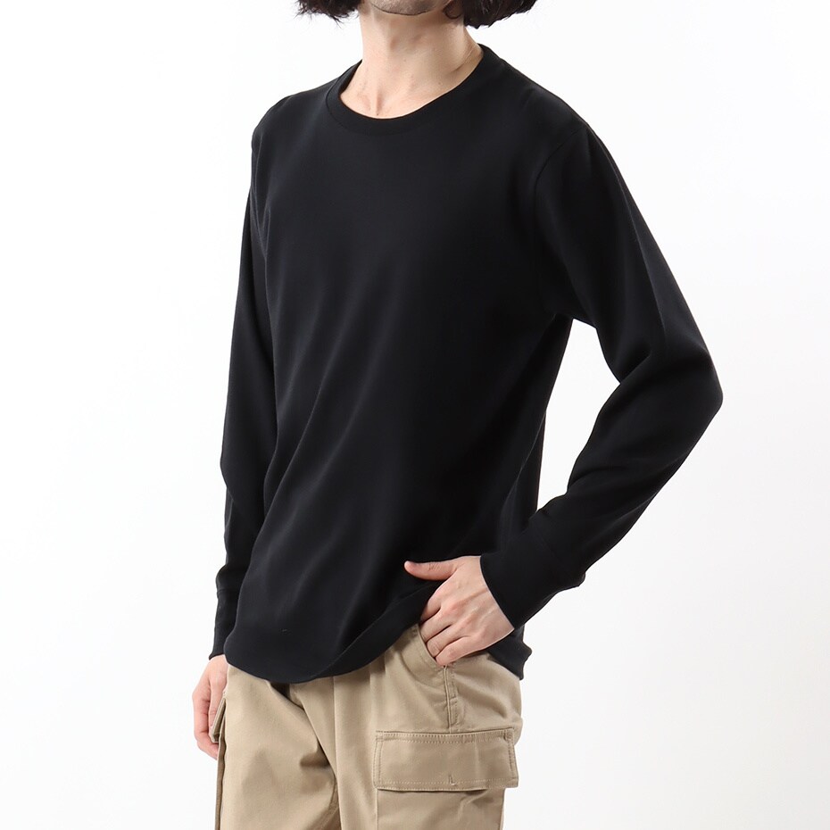 Amazon.co.jp: [ヘインズ] 長袖シャツ 吸放湿性 Interlock