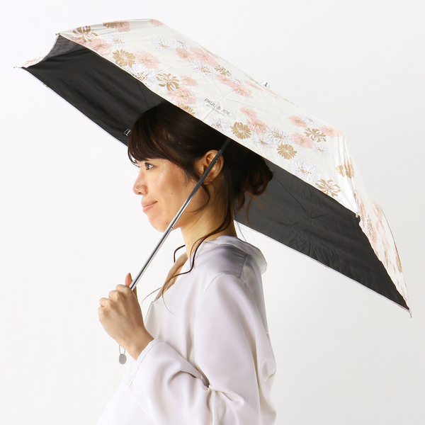 日傘（折りたたみ3つ折/晴雨兼用/楽々開閉）【軽量/遮光&UV遮蔽率99