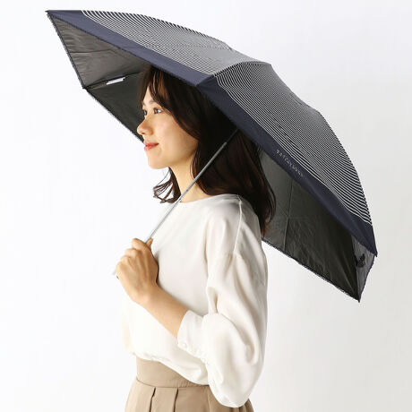 日傘 折りたたみ3つ折り 晴雨兼用 フワクール軽量 遮光 Uv遮蔽率99 以上 遮熱 ボーダー マッキントッシュ フィロソフィー Mackintosh Philosophy ファッション通販 マルイウェブチャネル Cb002 375 59 01