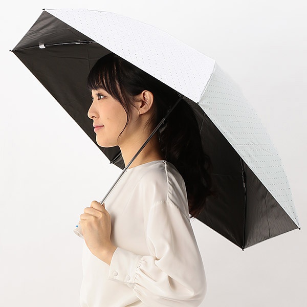 日傘（3段／折りたたみ／ミニ／晴雨兼用）【フワクール軽量／遮光＆UV