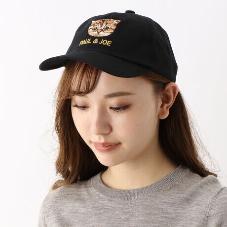 Uv対策 サイズ調整ok ヌネット ネコ柄刺しゅうキャップ レディース帽子 ムーンバット Moon Bat ファッション通販 マルイウェブチャネル