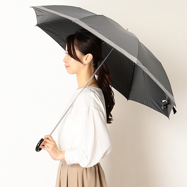 日傘長傘／2段折り畳み／／晴雨兼用大寸／軽量／遮光＆UV