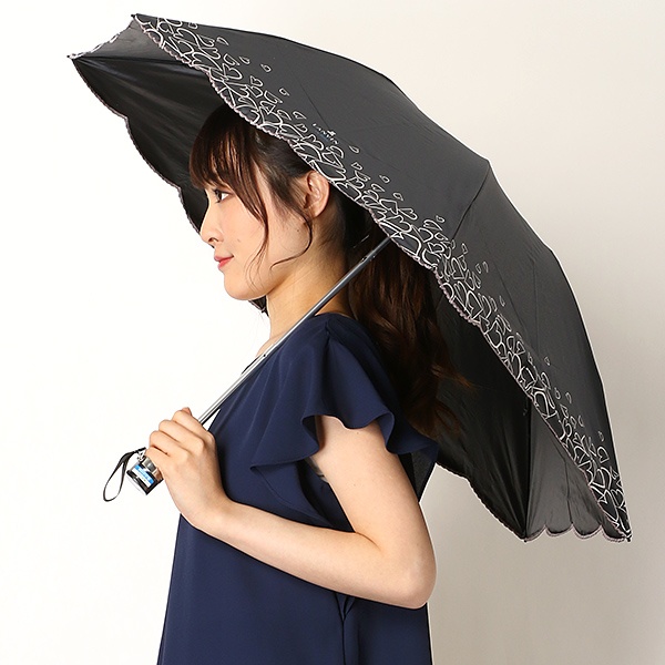 日傘（3段折り畳み／晴雨兼用／楽々開閉）【選べる4タイプ／軽量／遮光 