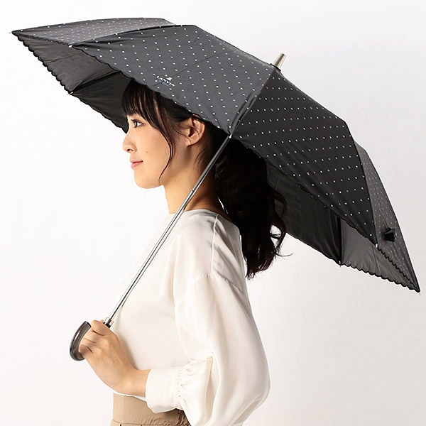 日傘（2段折り畳み／晴雨兼用／楽々開閉）【選べる4タイプ／大きめ 