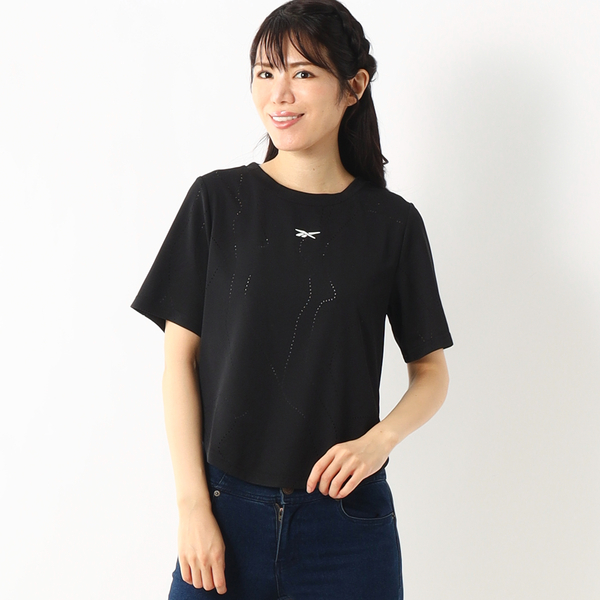 reebok perforated tee