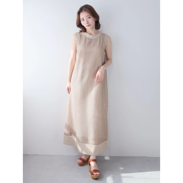 レースアップメッシュワンピース | レディメイド(LADYMADE