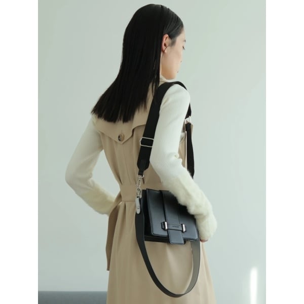 最高級オーダーメイド　手縫い　エトープ　ショルダーバッグ 2WAYベルトスクエアショルダーバッグ | レディメイド(LADYMADE