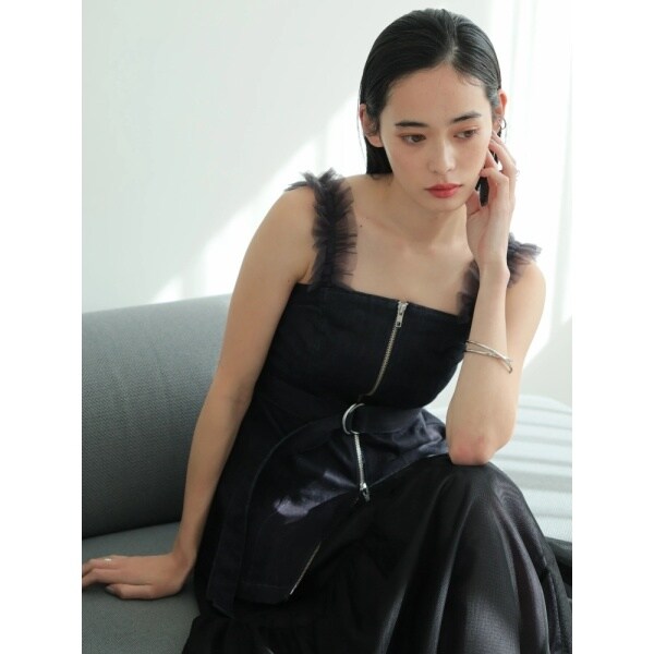フロントジップデニムベアビスチェ | レディメイド(LADYMADE) | マルイ