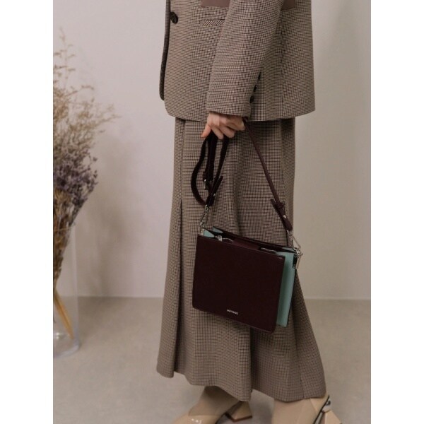 【新品】 LADYMADE レトロカラーレザーショルダーバッグ ブラウン レディメイド LADYMADE レトロカラーレザーショルダーバッグ