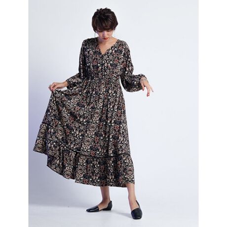 Retoro Flower Vネックロングワンピース レディメイド Ladymade ファッション通販 マルイウェブチャネル To515 312 52 01 Retoro Flower Vネックロングワンピース レディメイド Ladymade ファッション通販 マルイウェブチャネル To515 312 52 01