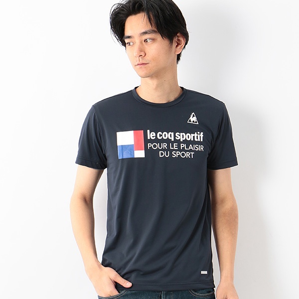 ルコックスポルティフ】メンズTシャツ（クーリスト半袖シャツ