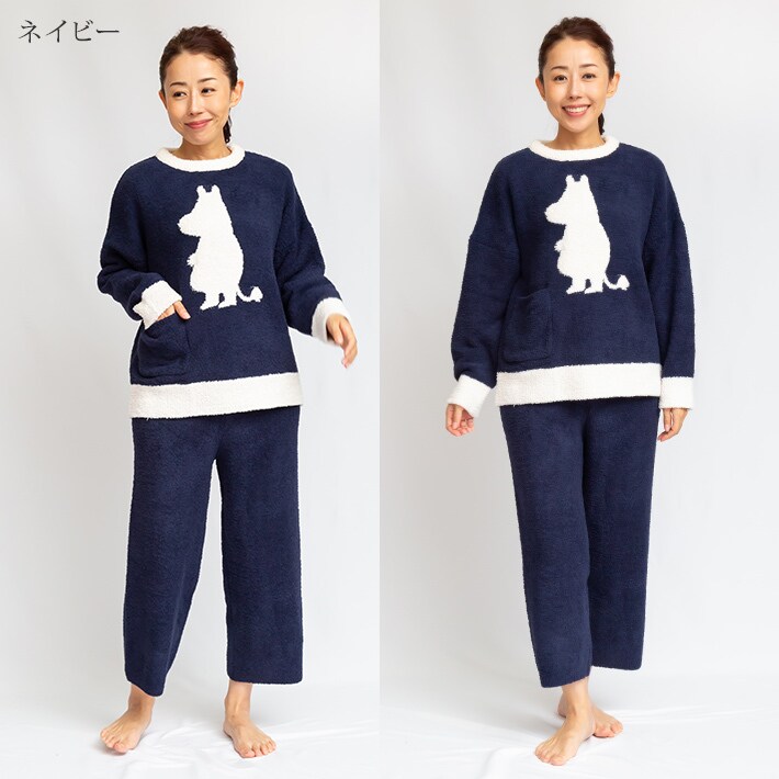 【MOOMIN】アムール　モールヤーンジャガードルームウェア MOOMIN パジャマ ルームウェア 「MOOMIN」モールヤーン
