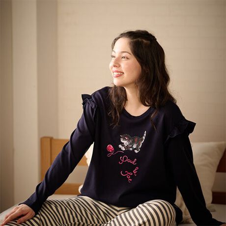 [^:PJR129-53200]PAUL & JOE̍V[YuюŗVԔLṽ[EFAB ɂ͂ӂt炢AtF~jȃANZgvX܂B pc̓JWAȃ{[_[ŁAgbvXƂ̑gݍ킹VNB ƃbNX𗼗AʂȃZbgAbvłB