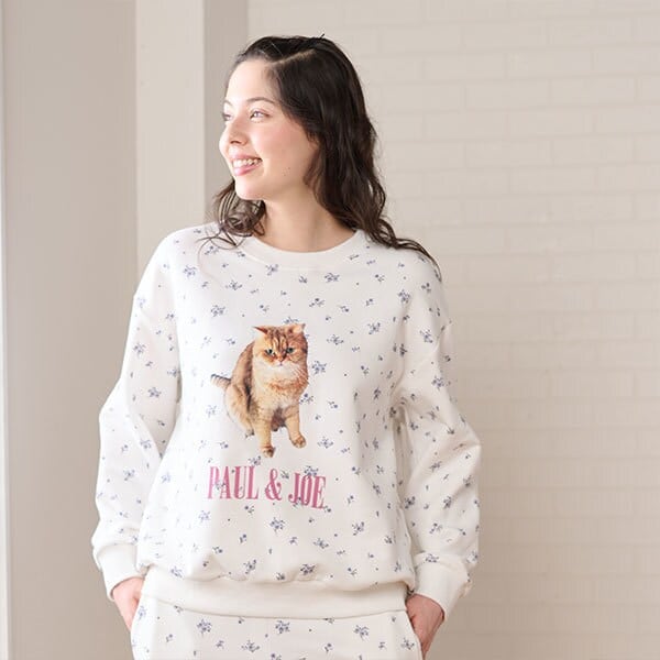 ポール＆ジョー パリス（PAUL&JOE PARIS）/ヌネットとお花のプルオーバースウェット セットアップ ヌネットとお花のプルオーバースウェット セットアップ | ポール
