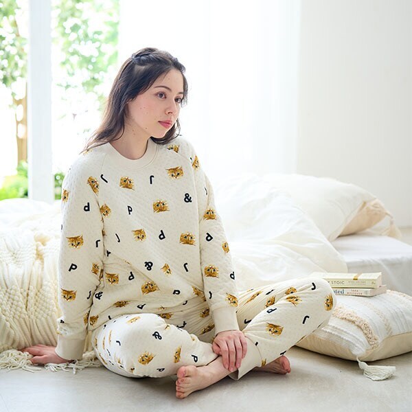 天竺ボーダー（刺繍ワッペン） レディース プルオーバーワンピース