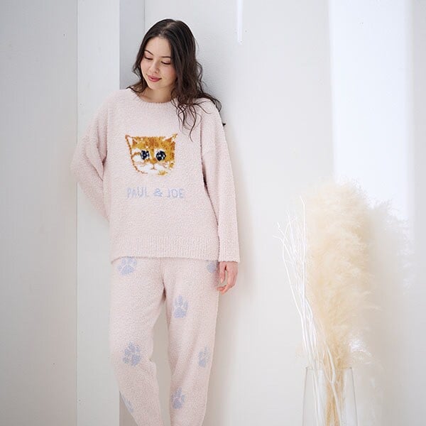 ポール＆ジョー パリス（PAUL&JOE PARIS）/【メンズ】ふわふわジプシー　メランジモールヤーンジャカード　プルオーバー ふわふわヌネット メランジモールヤーンジャカード プルオーバー