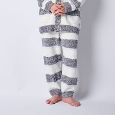 【メンズ】メランジボーダーニット　ロングパンツ