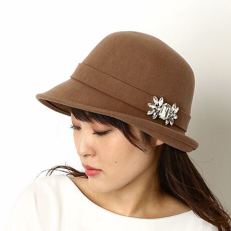 トレンド サイズ調整 ビジューツキクロッシェ レディース 帽子 雑貨 ミーア Miia ファッション通販 マルイウェブチャネル Ww778 124 46 01