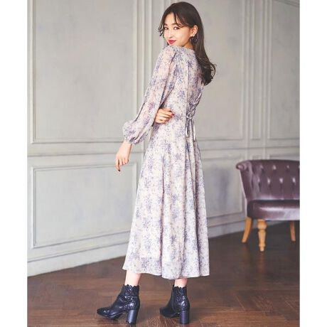 ドットドビービンテージフラワーワンピース ウィルセレクション Willsellection ファッション通販 マルイウェブチャネル