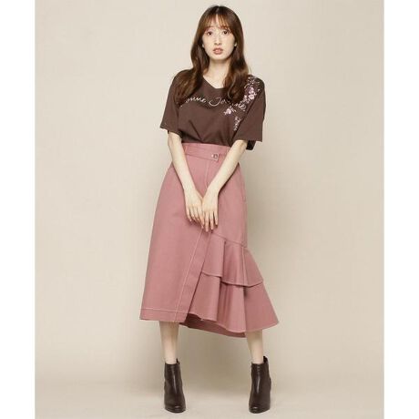 配色ステッチスカート | ウィルセレクション(WILLSELLECTION) | マルイ 