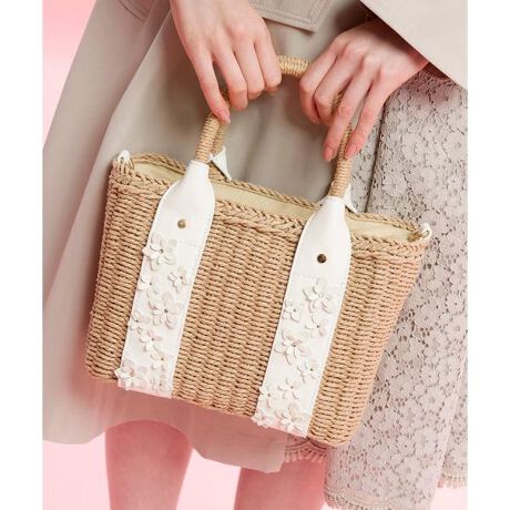 フラワー2wayカゴバッグ ウィルセレクション Willsellection ファッション通販 マルイウェブチャネル