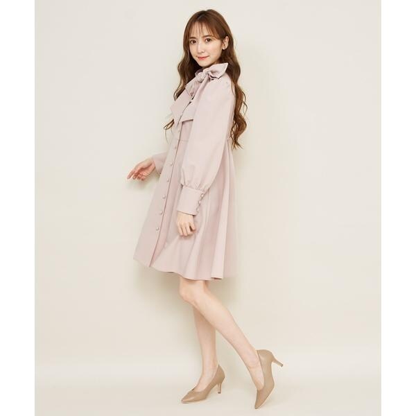 リボンロールカラーワンピース | ウィルセレクション(WILLSELLECTION