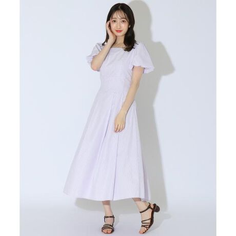 パフスリーブストライプワンピース | ウィルセレクション  