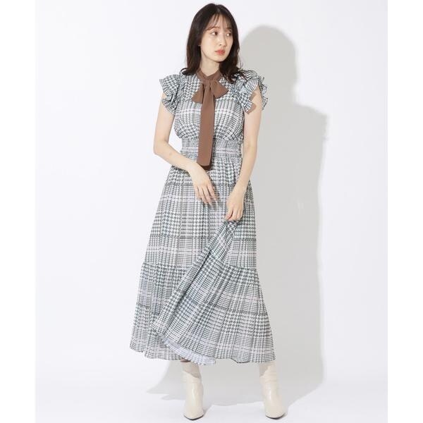 シアーグレンチェックリボンワンピース | ウィルセレクション