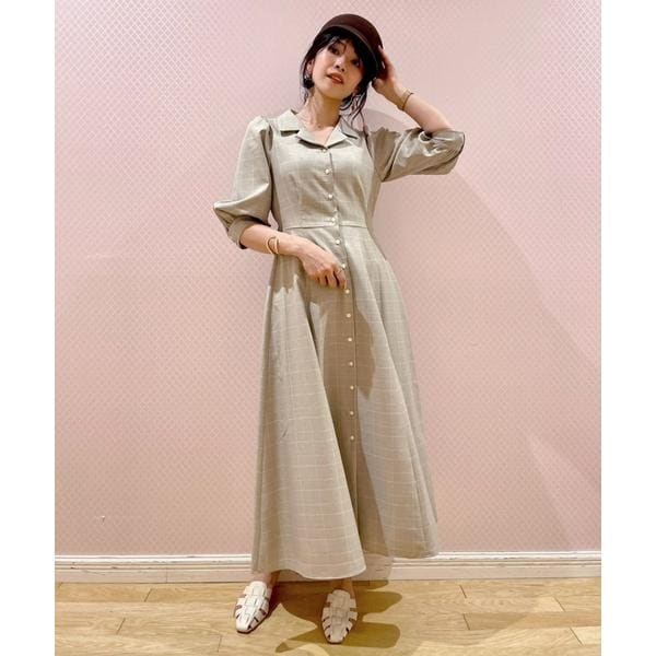 バックリボンチェックワンピース | ウィルセレクション(WILLSELLECTION