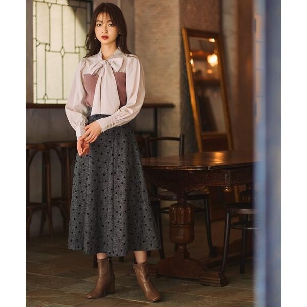 【WILLSELECTION】ドットフロッキースカート ドットフロッキースカート | ウィルセレクション(WILLSELLECTION