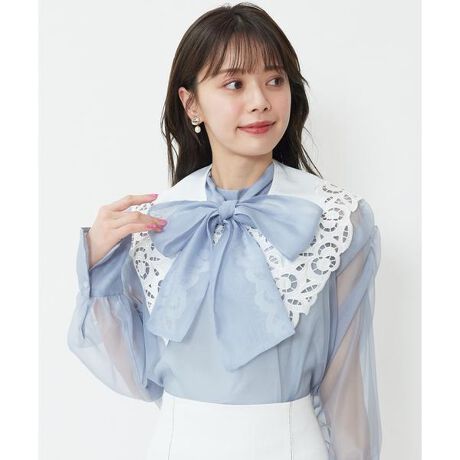 刺繍衿ブラウス | ウィルセレクション(WILLSELLECTION) | マルイウェブ 