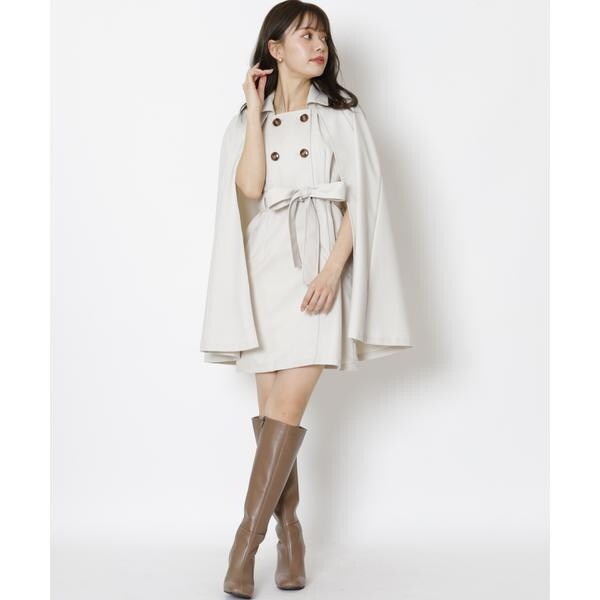【NEW限定品】 ダブル釦2WAYマントコート | ウィルセレクション(WILLSELLECTION ジャケット・アウター