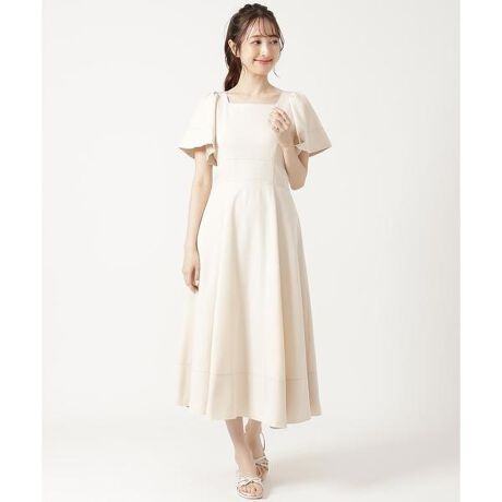 スリーブフレアバックレースアップワンピース | ウィルセレクション 