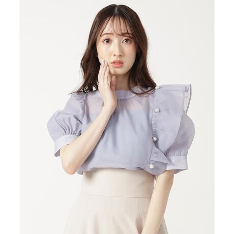 アシメパールブラウス | ウィルセレクション(WILLSELLECTION) | マルイ 