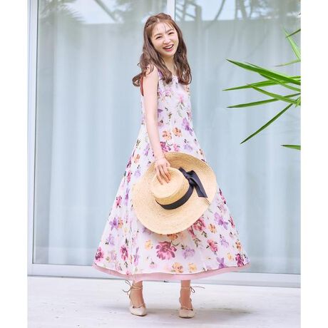 ボタニカルフラワーリバーシブルワンピース | ウィルセレクション  