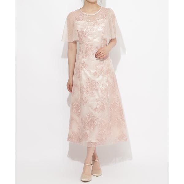 スパンコールレース刺繍ワンピース | ウィルセレクション