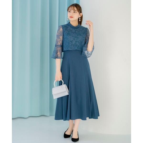 ✩美品✩ WILLSELECTION レースレイヤードマーメイドワンピース M WILLSELECTION ウィルセレクション レースレイヤードマーメイド
