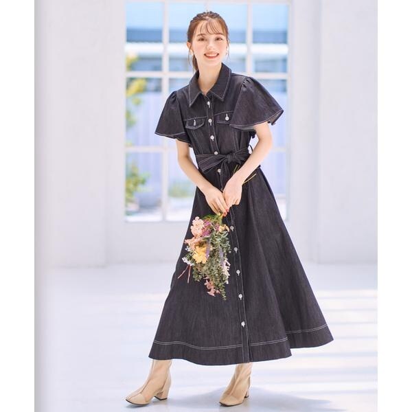 袖フレアデニムワンピース！！（ウィルセレクション） 袖フレアデニムワンピース | ウィルセレクション(WILLSELLECTION