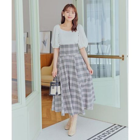 マルチウェイチェックスカート | ウィルセレクション(WILLSELLECTION 