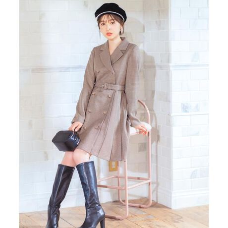 トレンチ風ミニワンピース | ウィルセレクション(WILLSELLECTION 