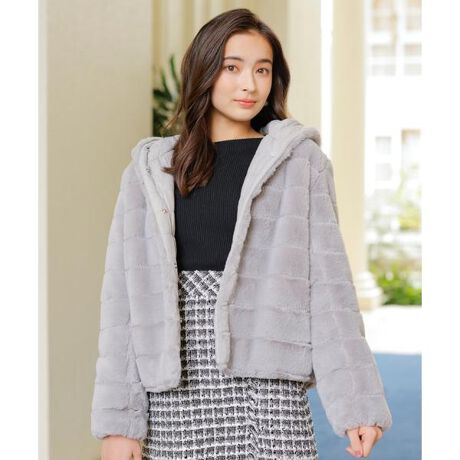 リバーシブルファーショートコート | ウィルセレクション 