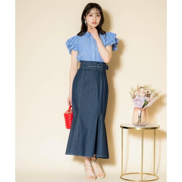 ウエストベルトデニムスカート | ウィルセレクション(WILLSELLECTION