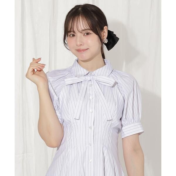 新品 WILLSELECTION 2WAYスリーブストライプシャツワンピース ラグランスリーブストライプシャツワンピース | ウィル