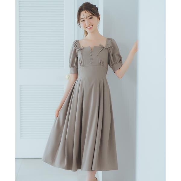 デコルテリボンフレアワンピース | ウィルセレクション(WILLSELLECTION