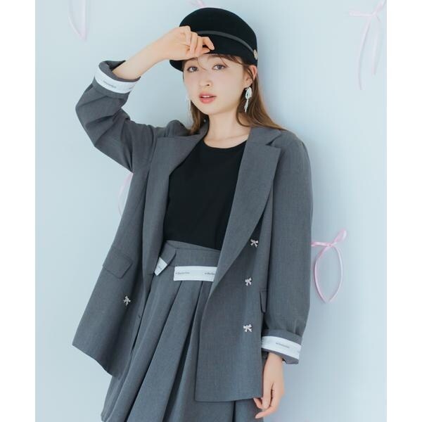 ネームプリントリボンボタンジャケット | ウィルセレクション