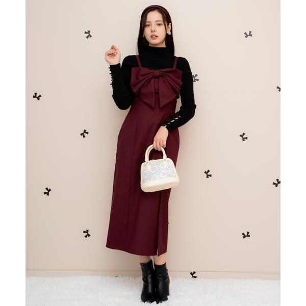 ドレープリボンIラインワンピース | ウィルセレクション